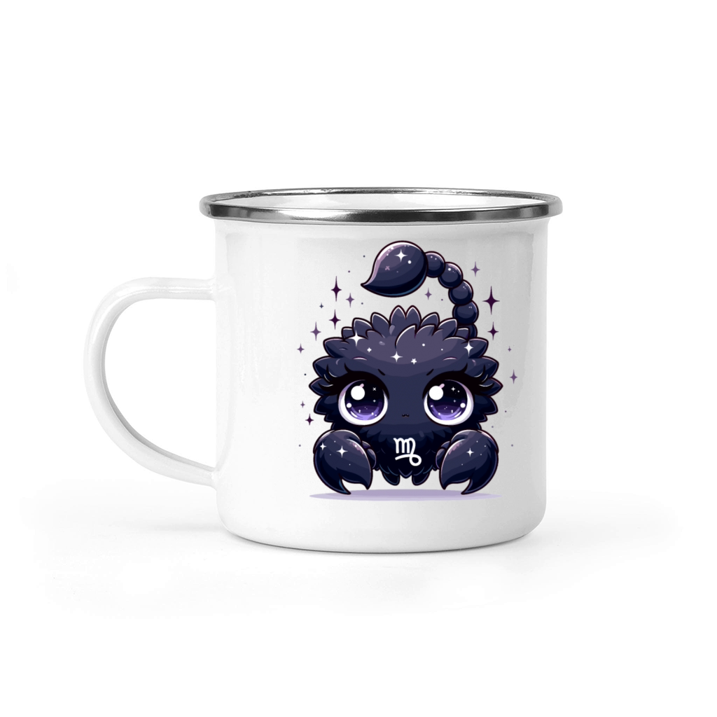 Scorpio Zodiac Unique Artistic Birthday Star Sign Camping Mug