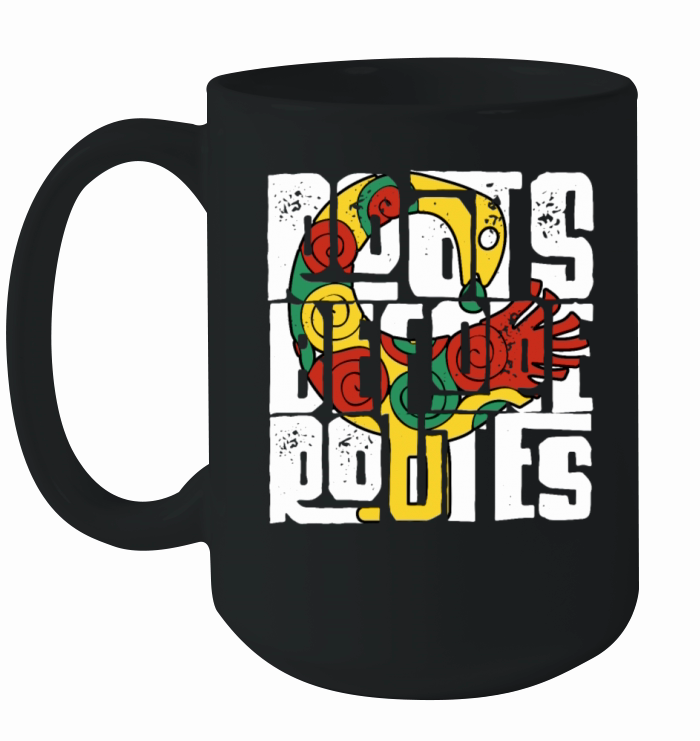 Sankofa Black History Roots Before Routes Ceramic Mug