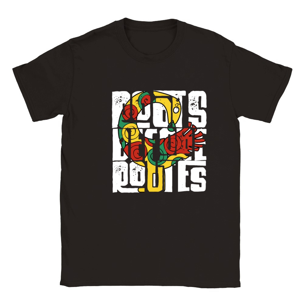 Sankofa Black History Roots Before Routes Classic Kids Crewneck T-shirt