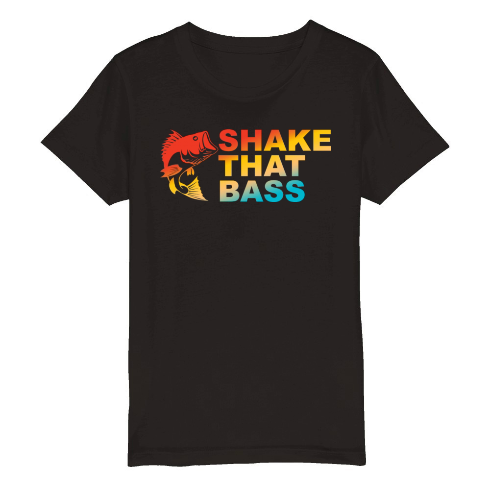 Shake That Bass Organic Kids Crewneck T-shirt