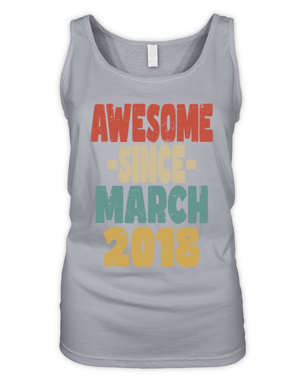 Awesome March 2018 Organic Women's Tank Top