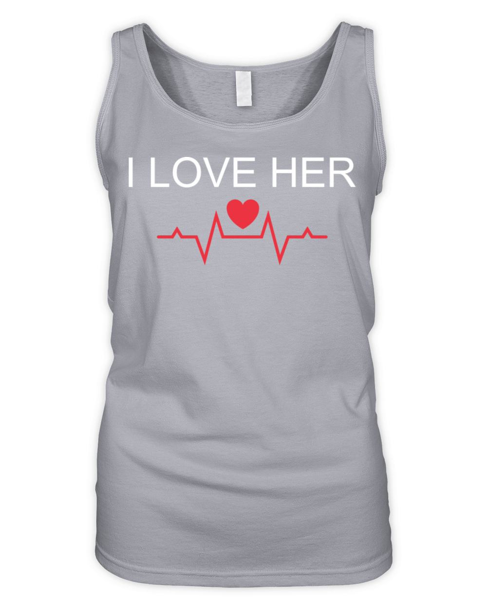 I Love Her Organic Women's Tank Top