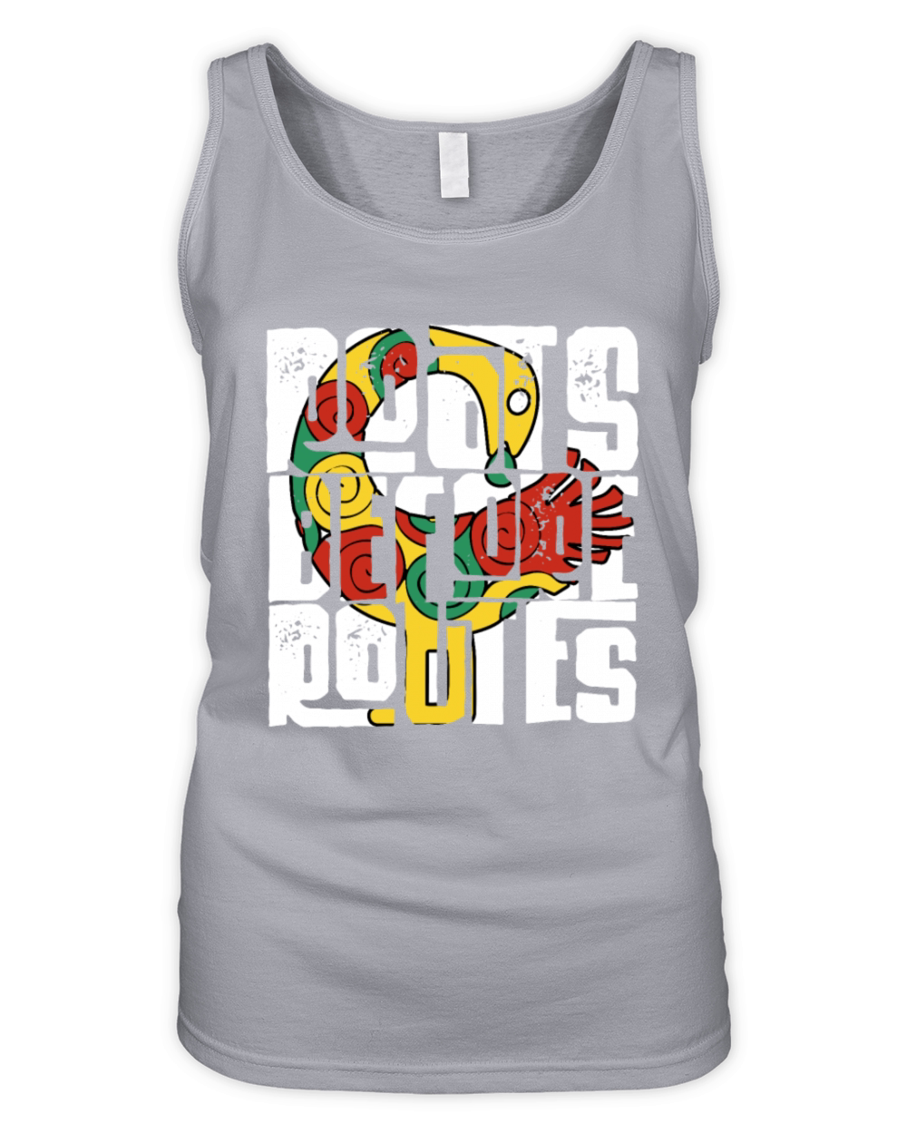 Sankofa Black History Roots Before Routes Organic Women's Tank Top
