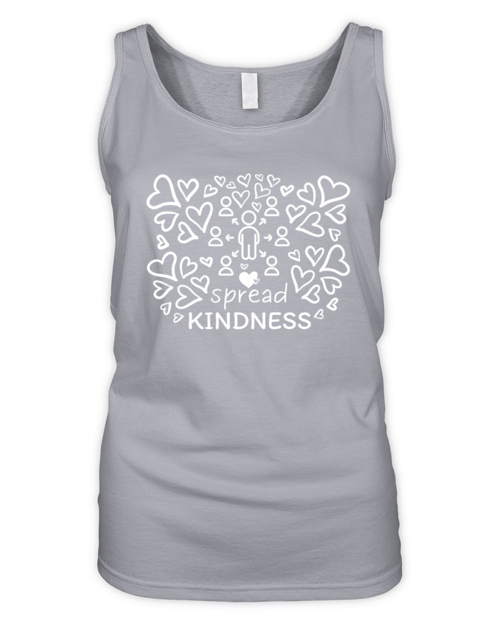 Spread kindness inspirational quote Organic Women's Tank Top
