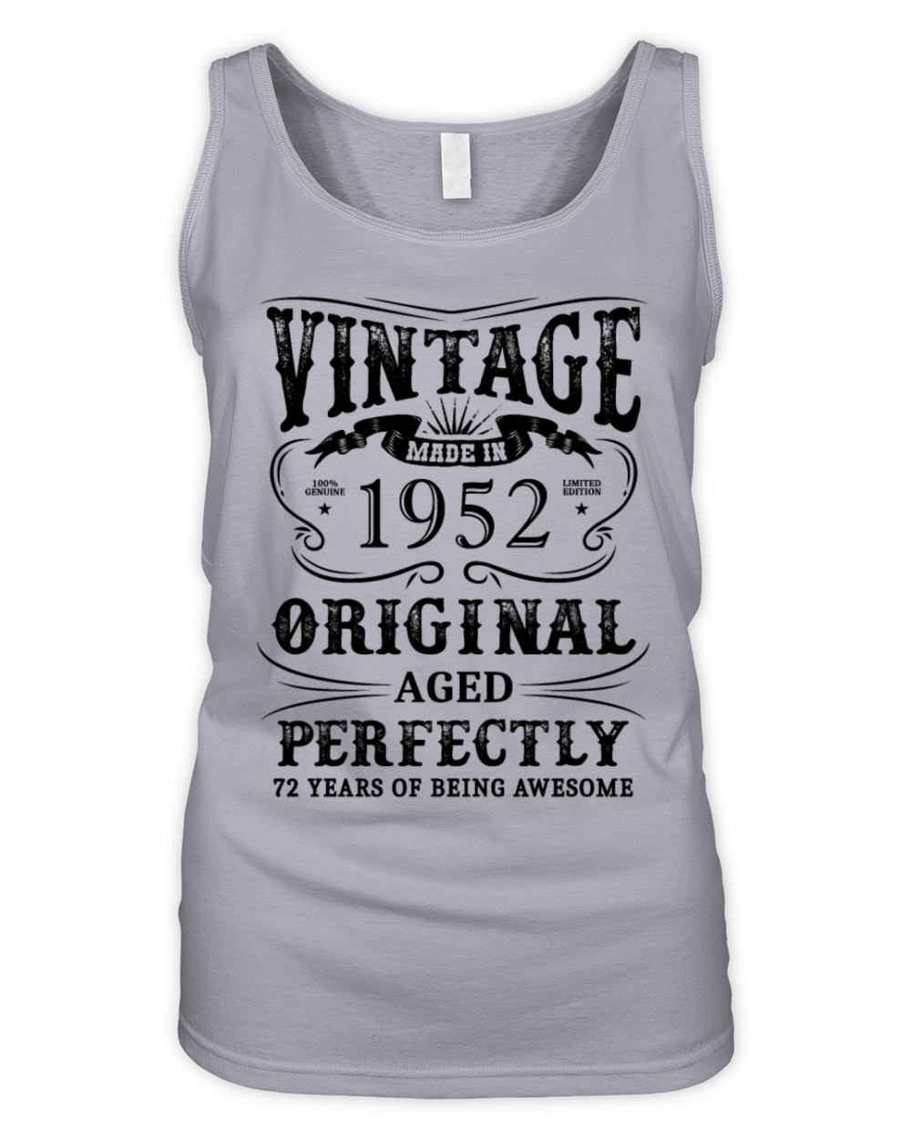 Vintage Made In 1952 72 Years Of Being Awesome Organic Women's Tank Top