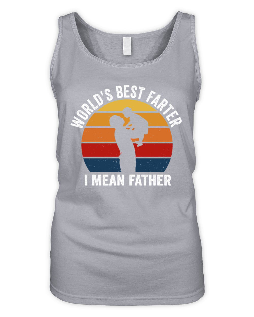 Worlds Best Farter I Mean Father Organic Women's Tank Top