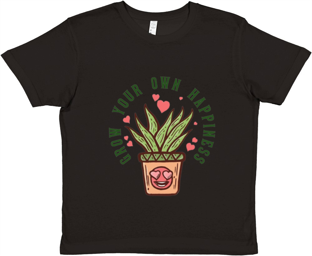 Grow Your Own Happiness Garden Plant Premium Kids Crewneck T-shirt