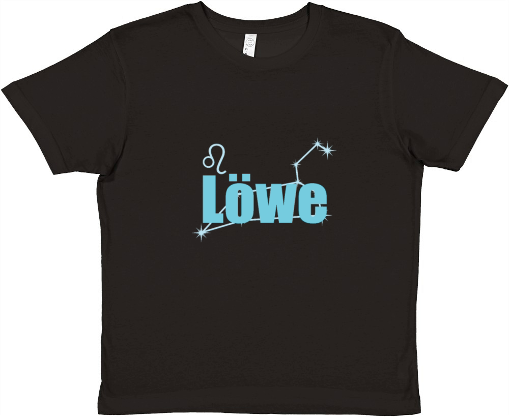 Leo Zodiac Sign Leo Constellation Premium Kids Crewneck T-shirt
