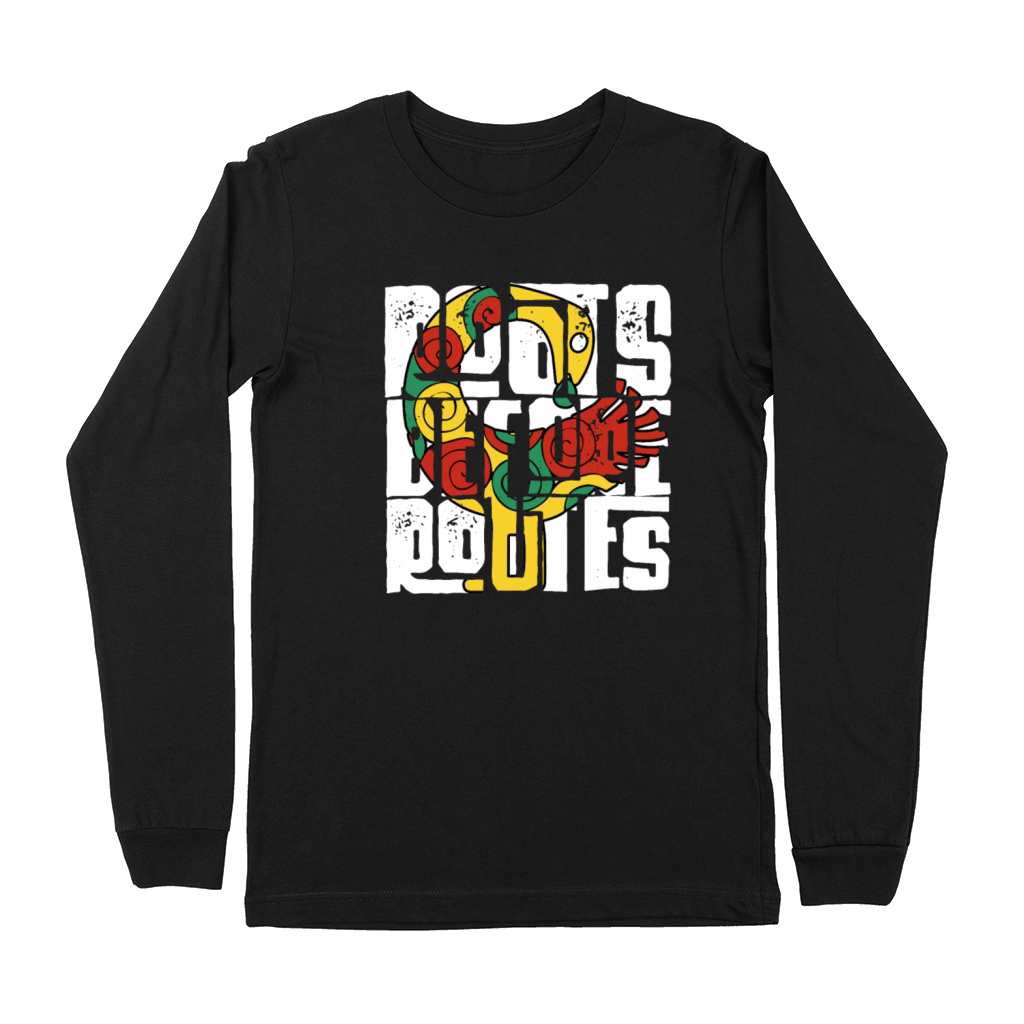 Sankofa Black History Roots Before Routes Premium Long Sleeve