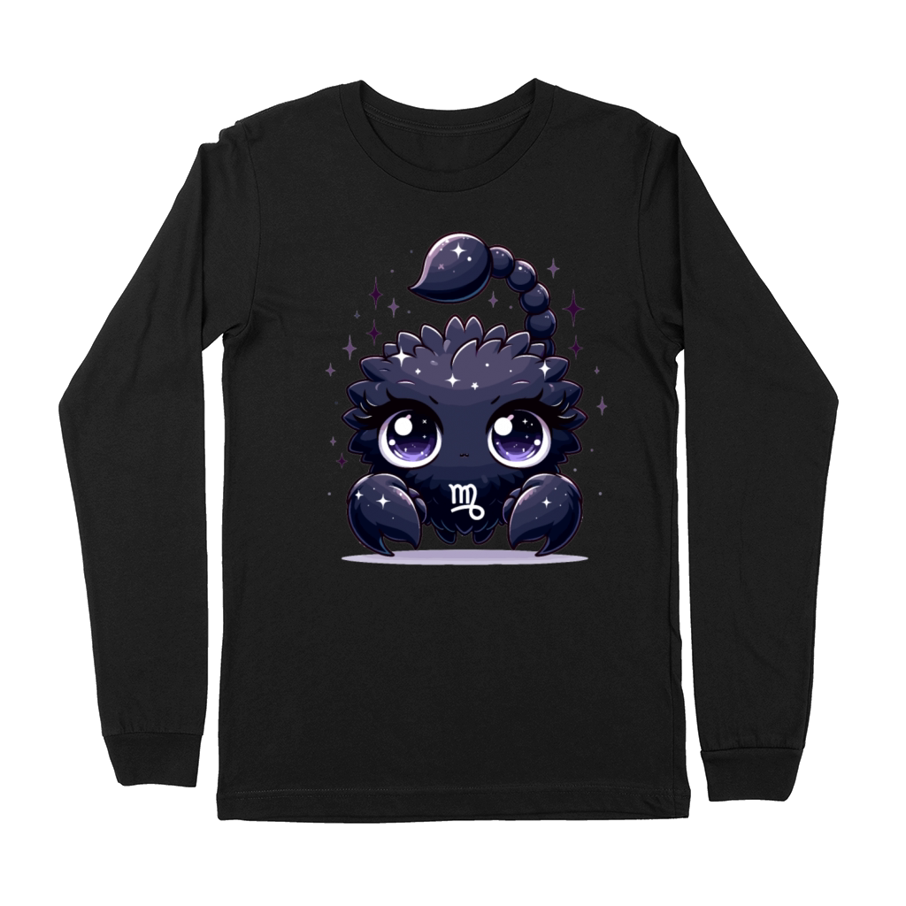Scorpio Zodiac Unique Artistic Birthday Star Sign Premium Long Sleeve
