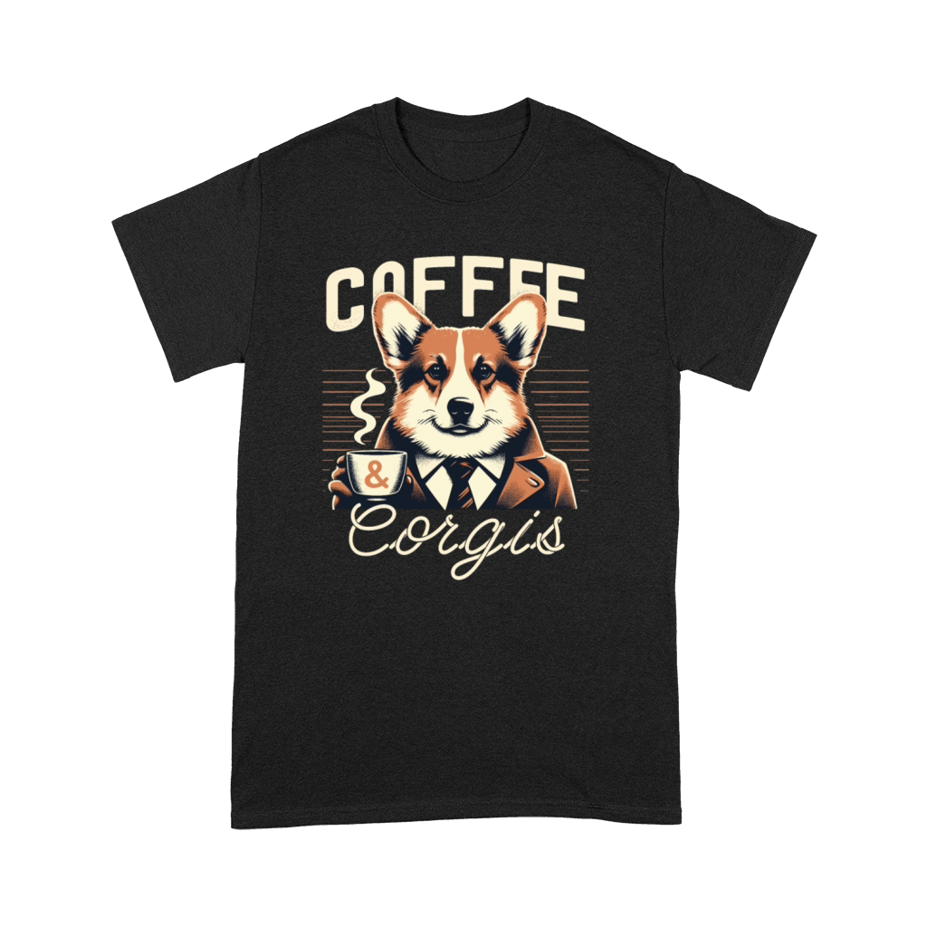 Coffee And Corgis Premium T-shirt