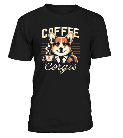 Coffee And Corgis T-Shirt Unisex