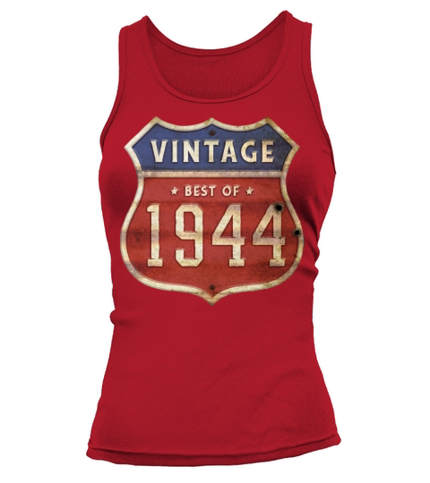 80 Years Old Vintage 1944 Limited Edition 80th Tank top Woman
