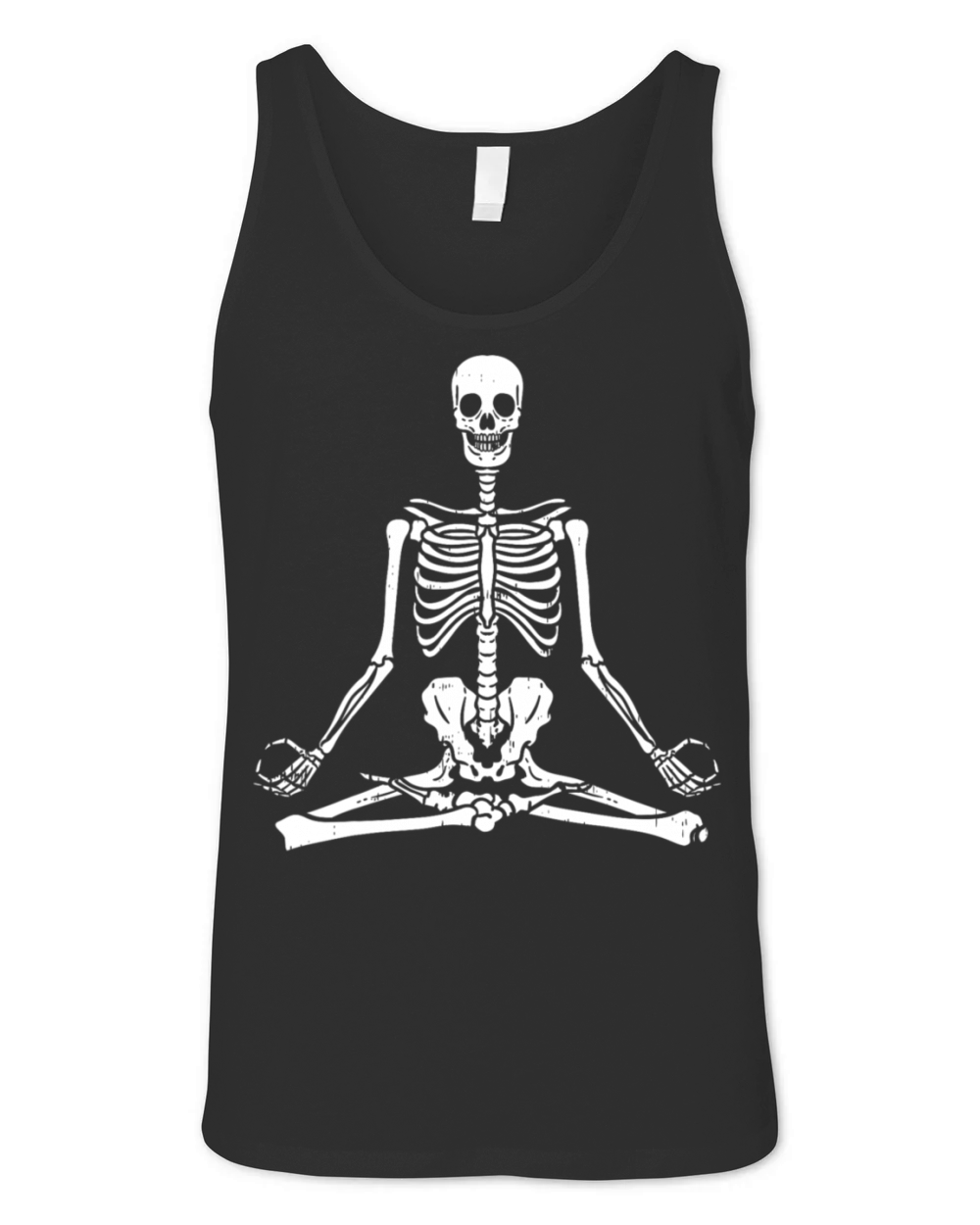 Skeleton Yoga Unisex Jersey Tank