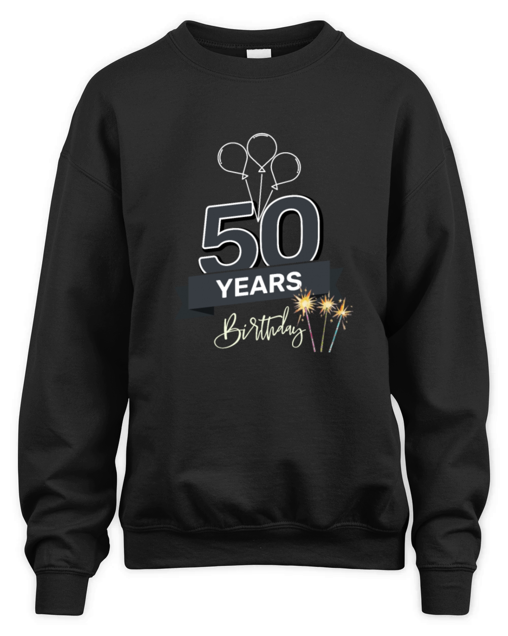 50th birthday Unisex Premium Crewneck Sweatshirt