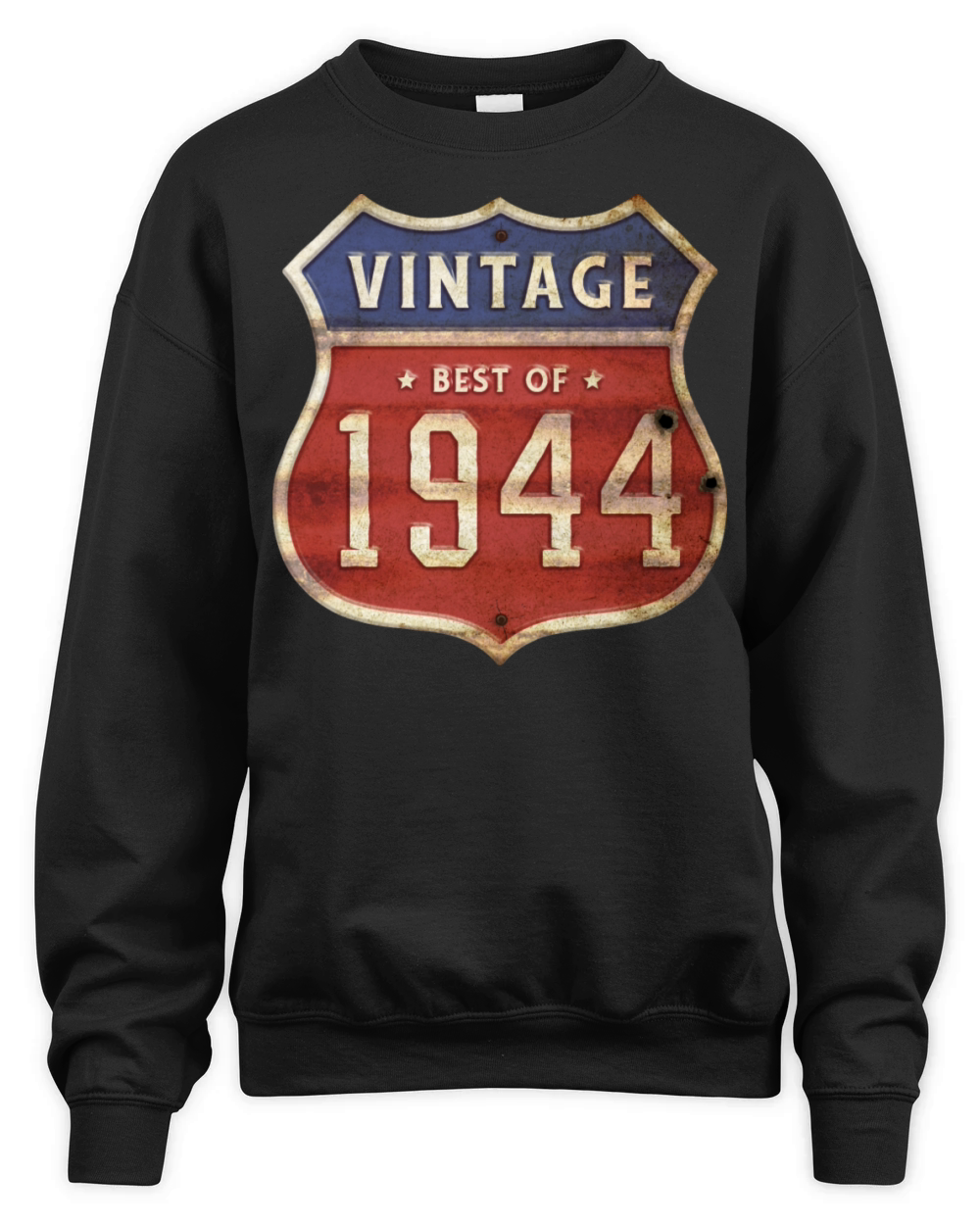 80 Years Old Vintage 1944 Limited Edition 80th Unisex Premium Crewneck Sweatshirt