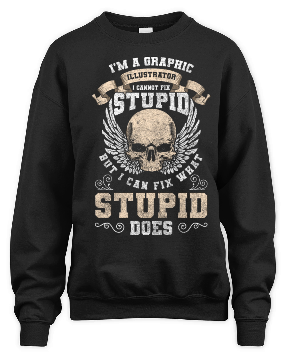 Designer Job Painter Drawings Unisex Premium Crewneck Sweatshirt