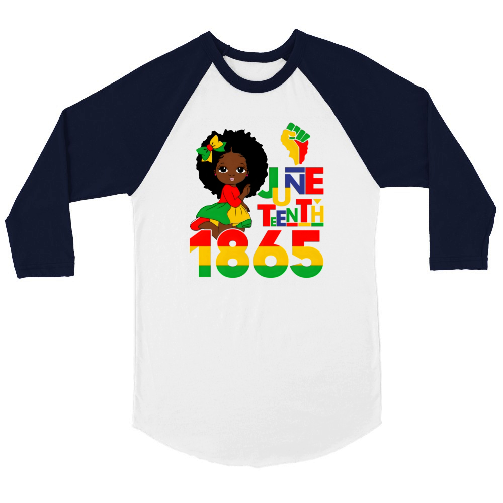 I Am Black Every Month But This Month IM Blackity Unisex ¾ sleeve Raglan T-shirt