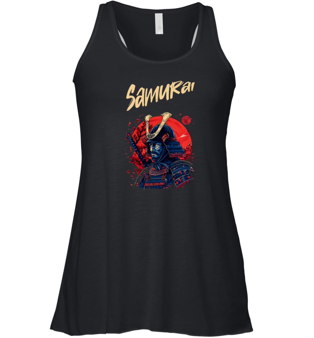 Samurai T-Shirt Design Women's Flowy Tank Top