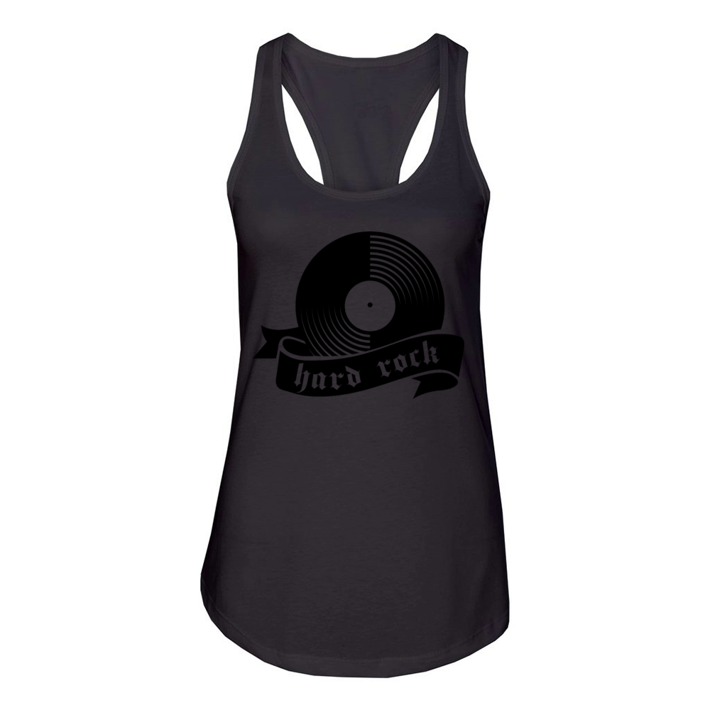 hard rock logo Women's Racerback Tank