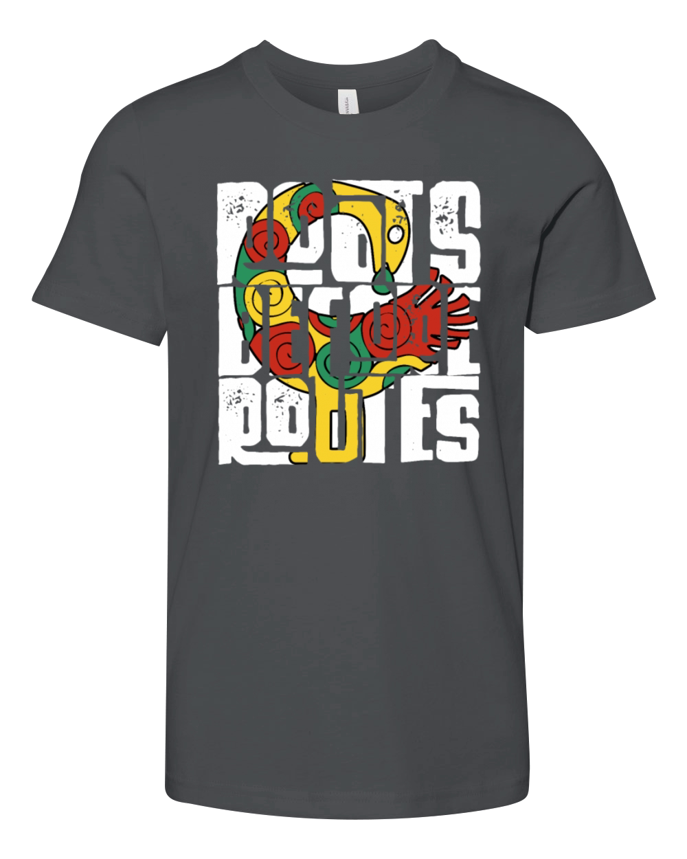 Sankofa Black History Roots Before Routes Youth Unisex Jersey Tee