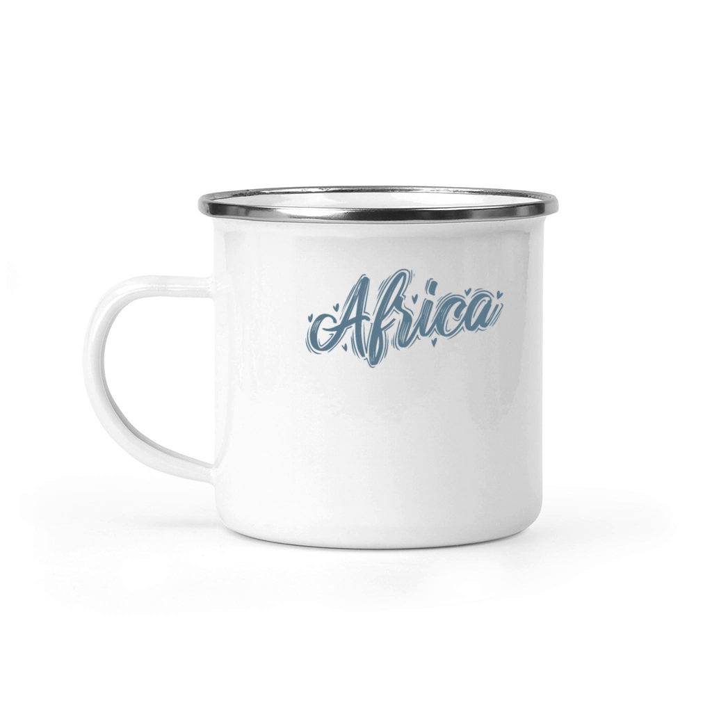Africa Continent Country Map Earth Camping Mug