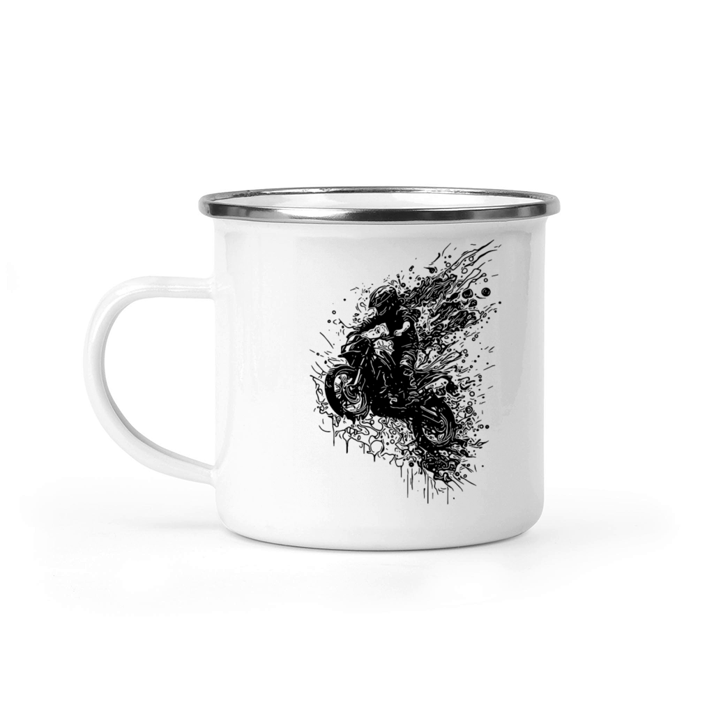 Motorcycle Racing Slippery Floor Splash Jump Camping Mug
