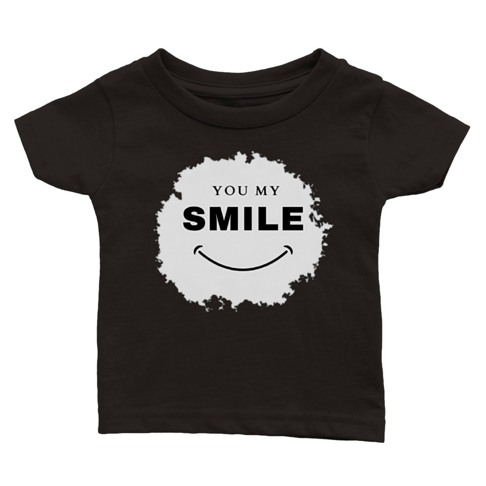 You my smile design for birthday gift for friend Classic Baby Crewneck T-shirt