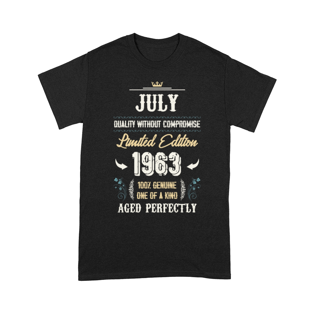 July 1963 Vintage Birthday Present Comfort T-shirt