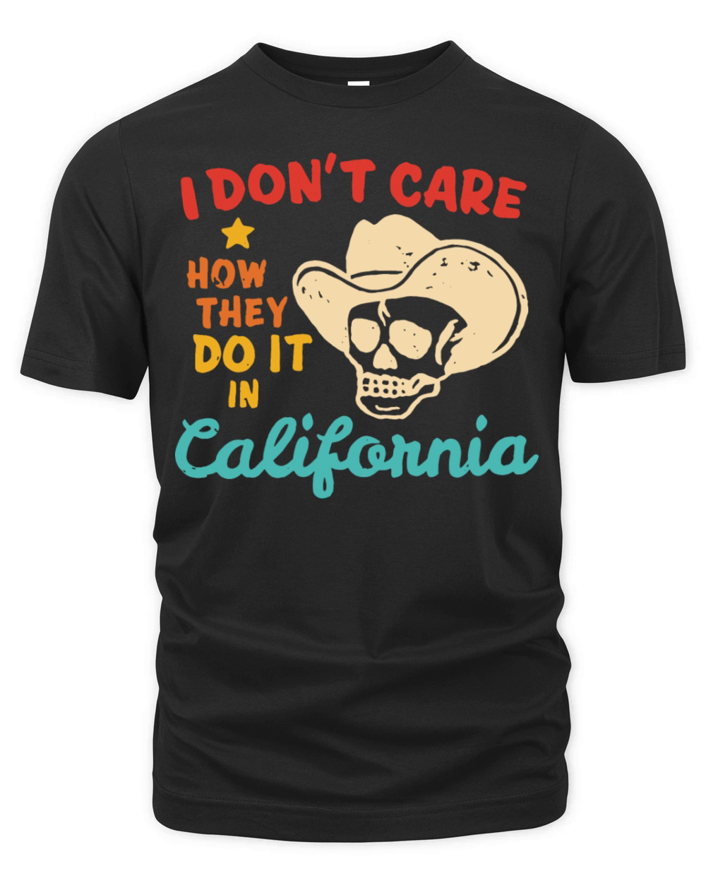 I Dont Care How They Do It In California Organic Unisex T-shirt