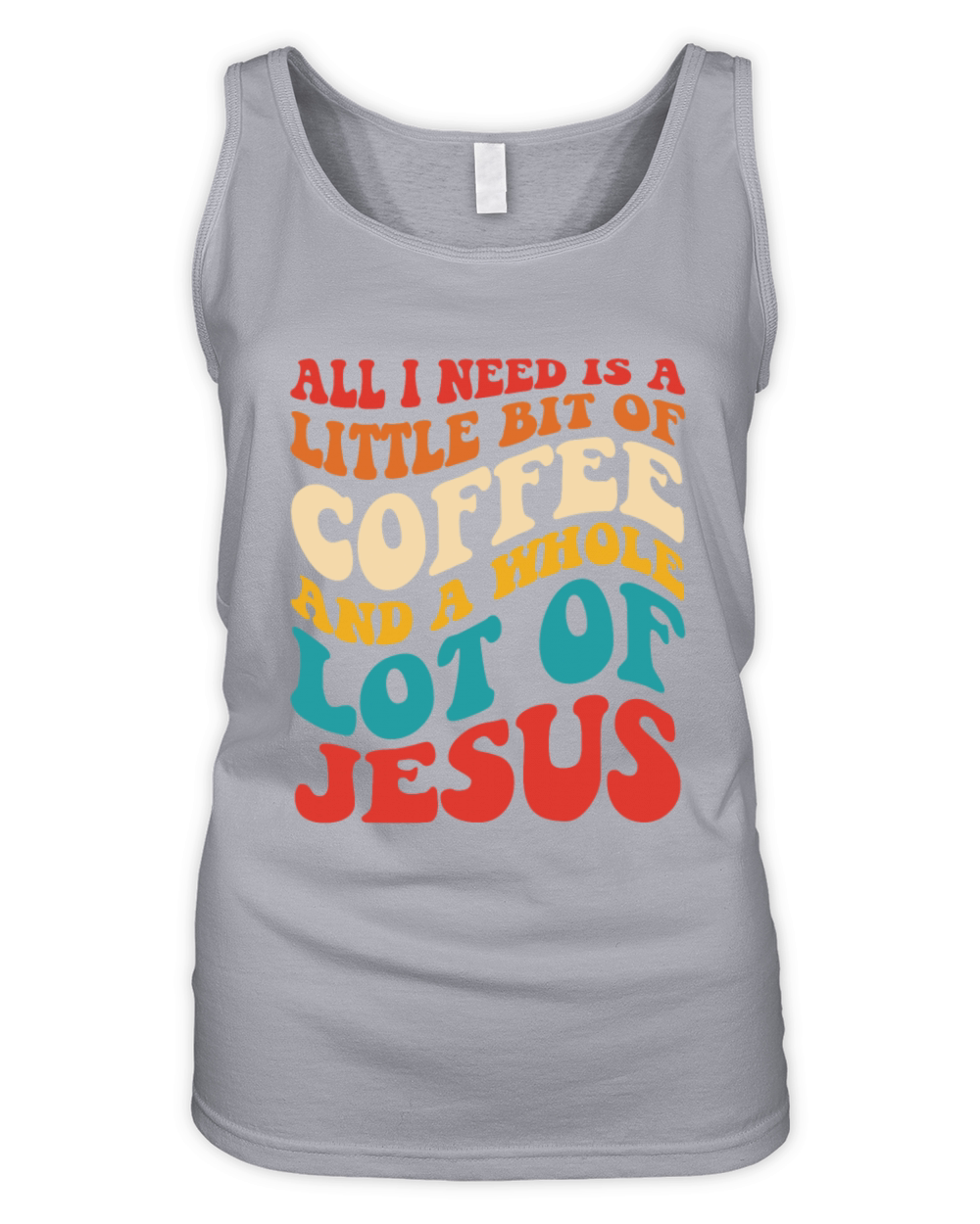 All I Need Is A Little Bit Of Coffee And A Whole Organic Women's Tank Top