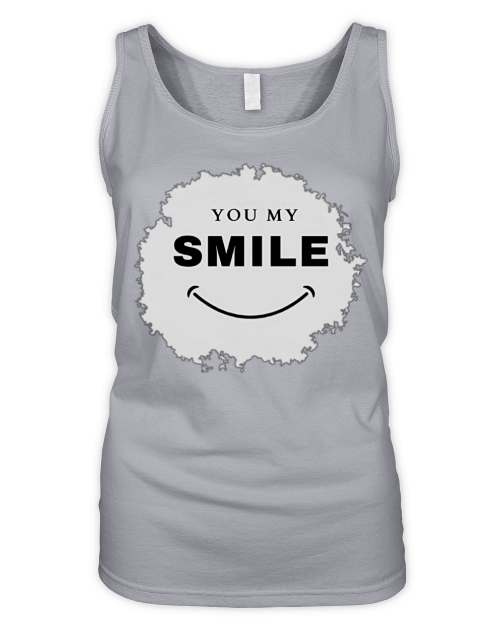 You my smile design for birthday gift for friend Organic Women's Tank Top