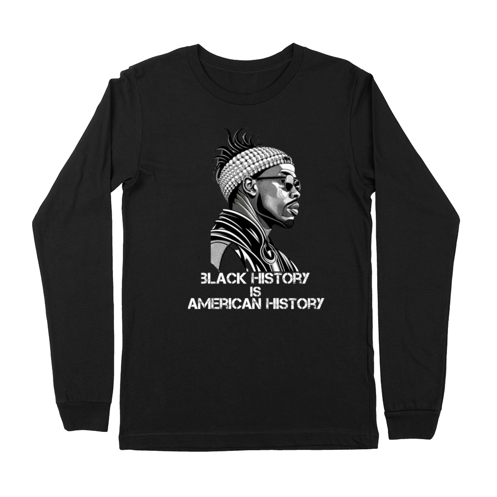 black history is american history t-shirt design Premium Long Sleeve
