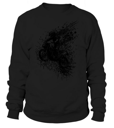 Motorcycle Racing Slippery Floor Splash Jump Sweatshirt Unisex