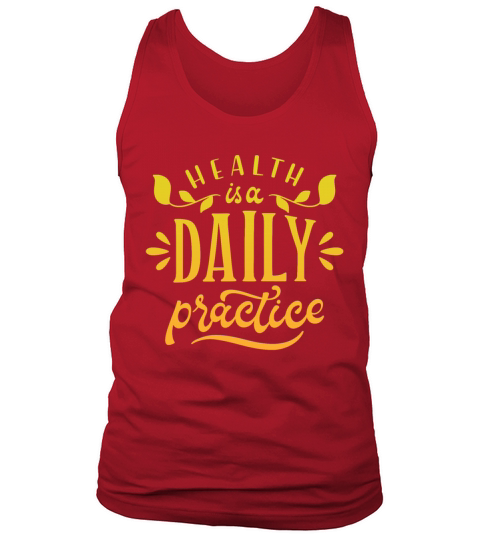 HEALTH IS A DAILY PRACTICE Tank Top Unisex