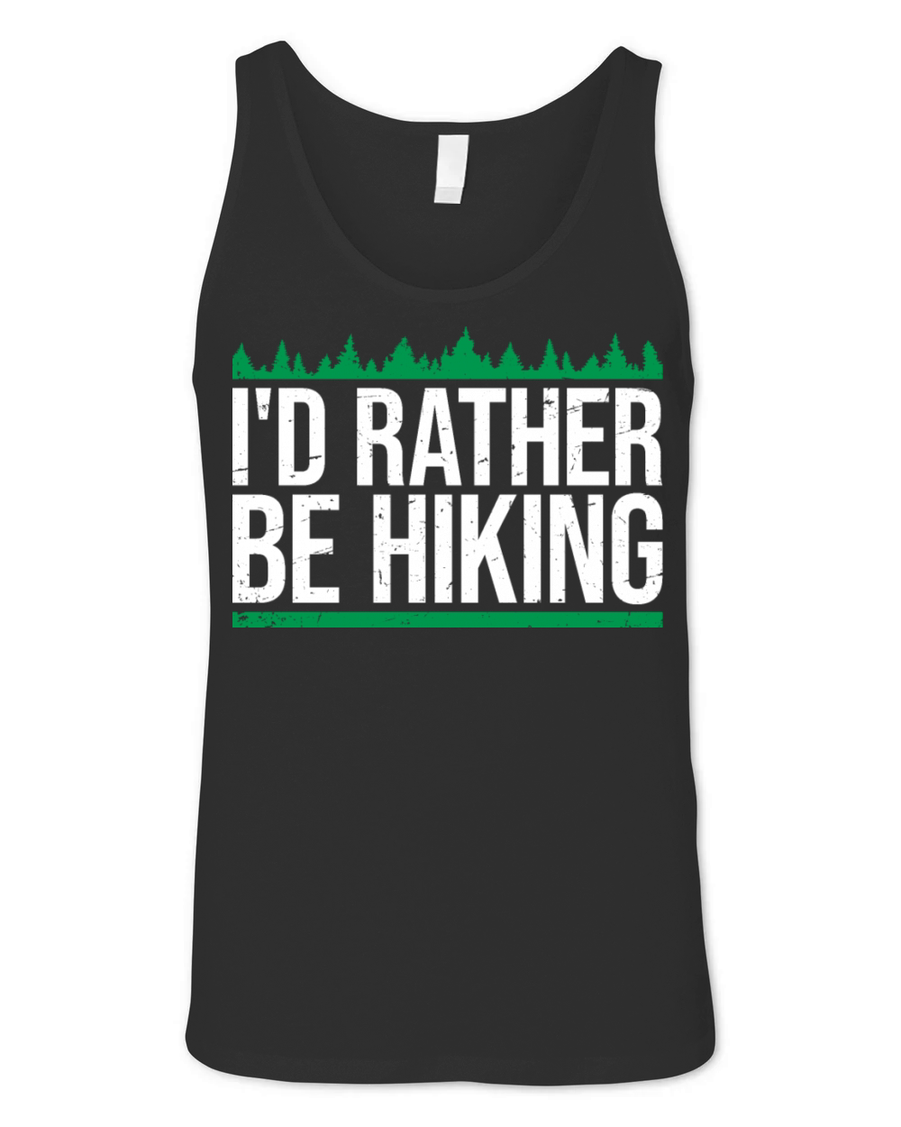 Id Rather Be Hiking Mountains Forest Outdoor Love Unisex Jersey Tank