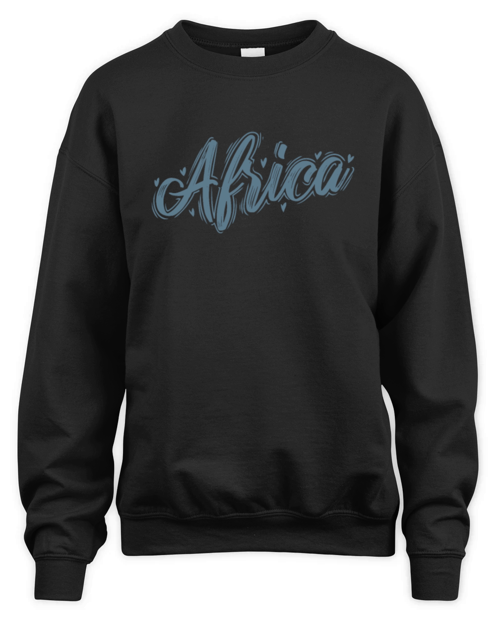 Africa Continent Country Map Earth Unisex Premium Crewneck Sweatshirt