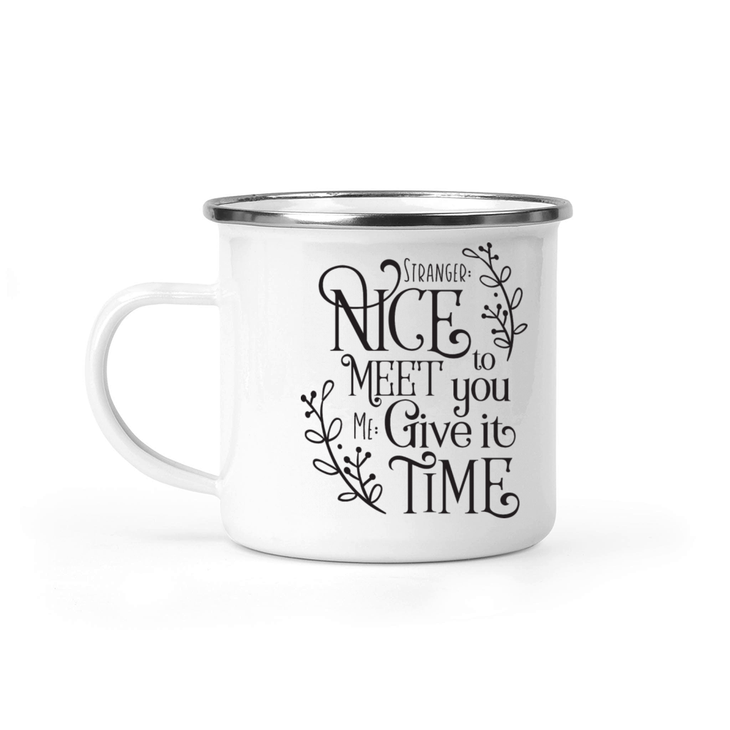 193 Life quote design funny motivation gift art Camping Mug
