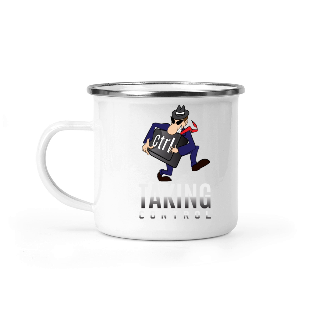 CTRL Control Button Key Taking Control of Life Camping Mug