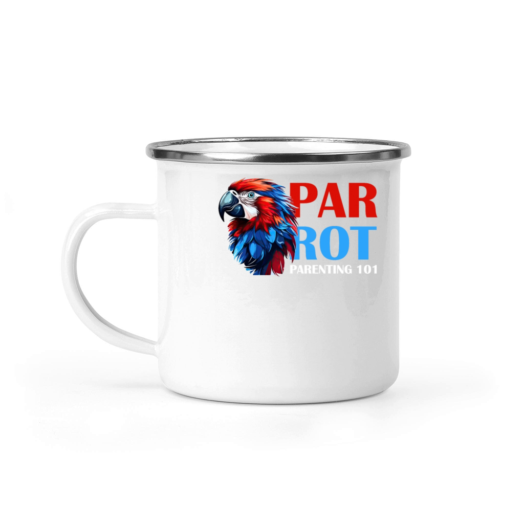 Funny Eclectus Parrot Parenting 101 Bird Lover Camping Mug