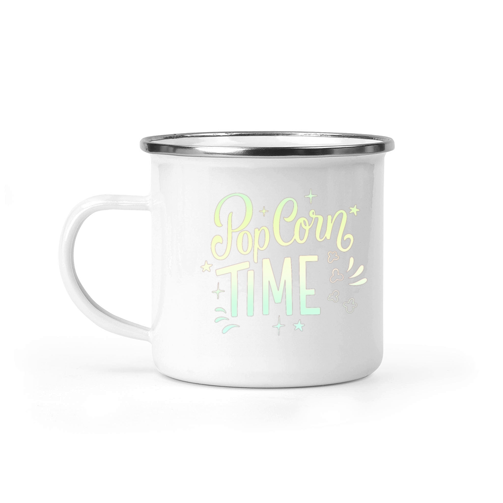 POP CORN TIME Camping Mug