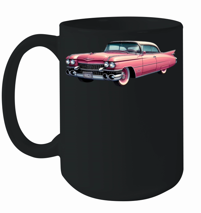 Pink cadillac Ceramic Mug