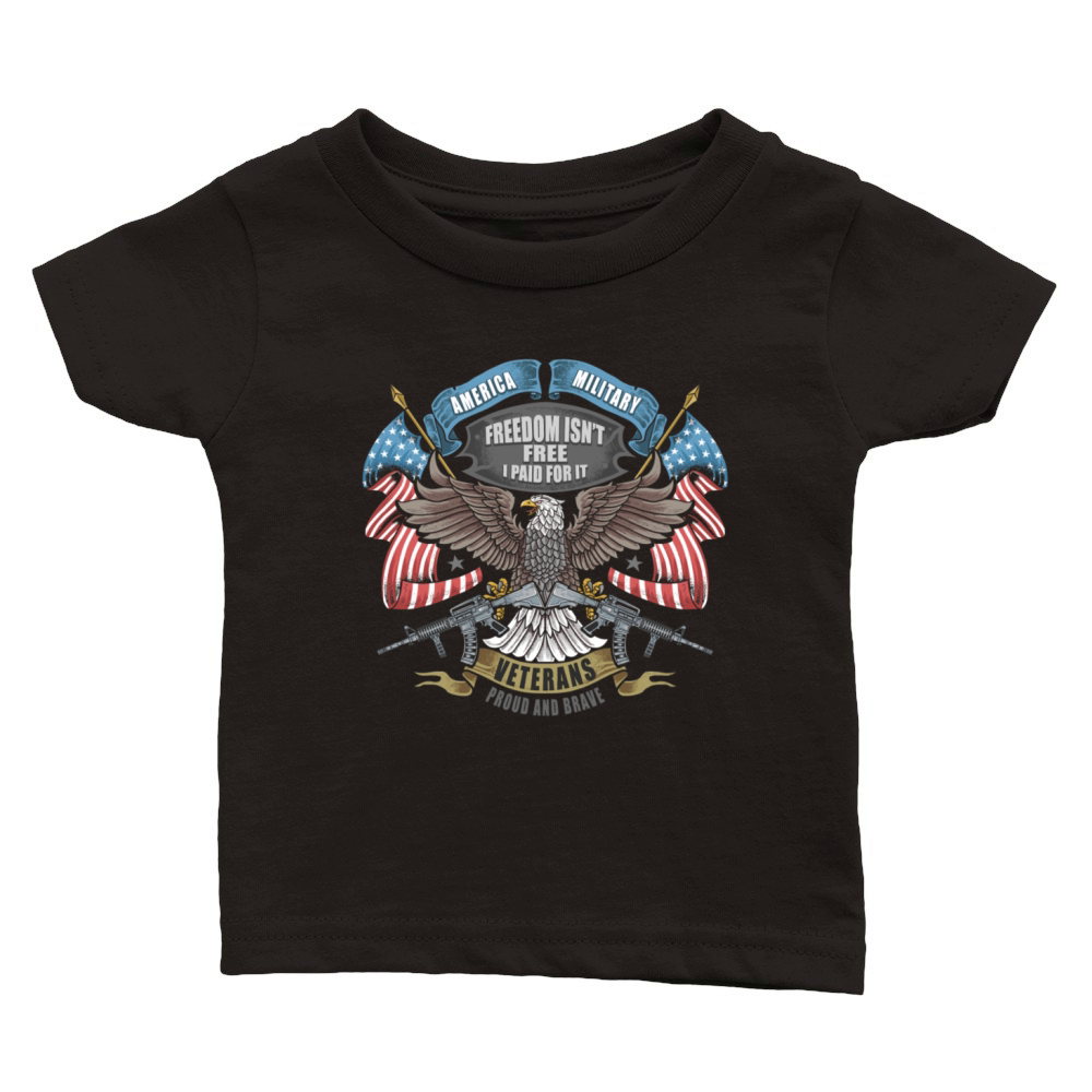 American Military Classic Baby Crewneck T-shirt