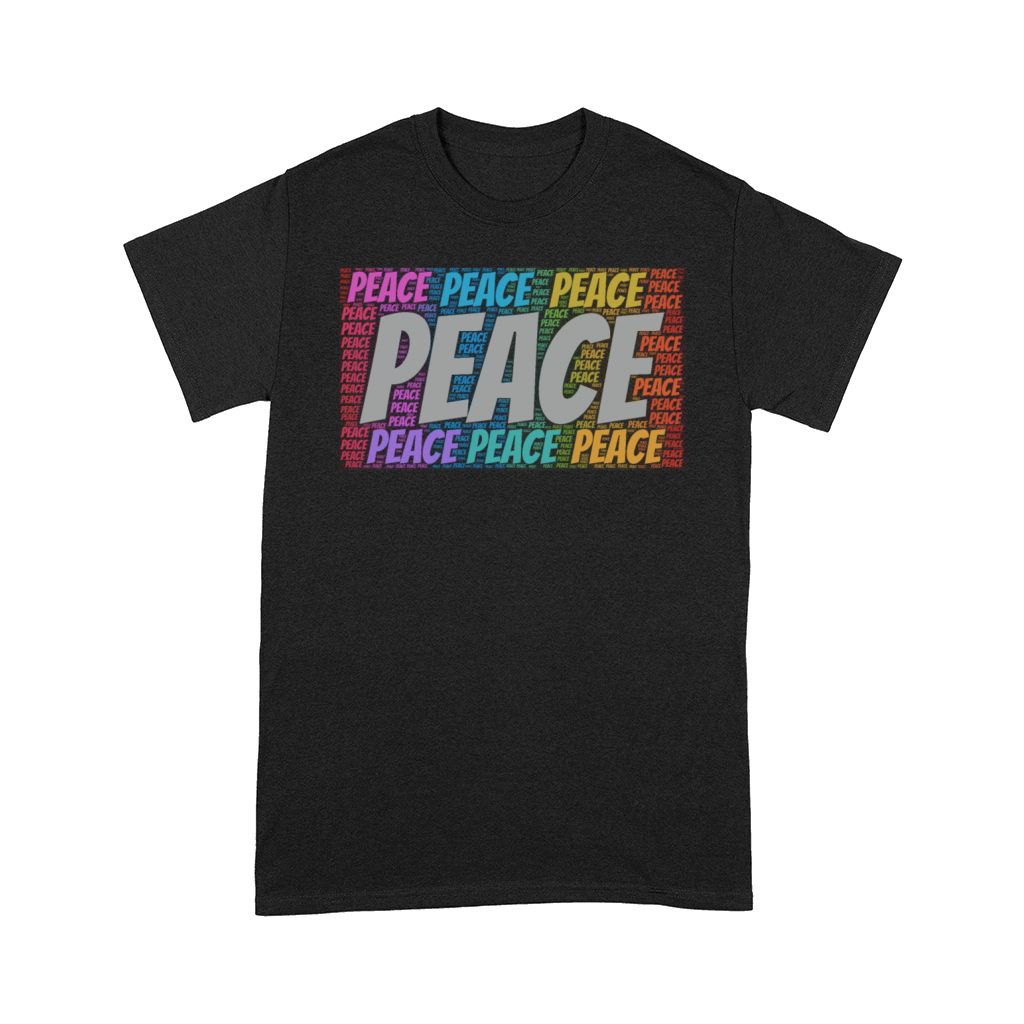 Peace Shirt Word Cloud Presents Comfort T-shirt