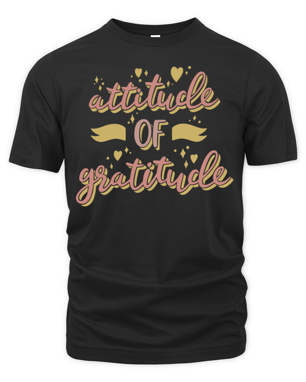 attitude of gratitude Organic Unisex T-shirt