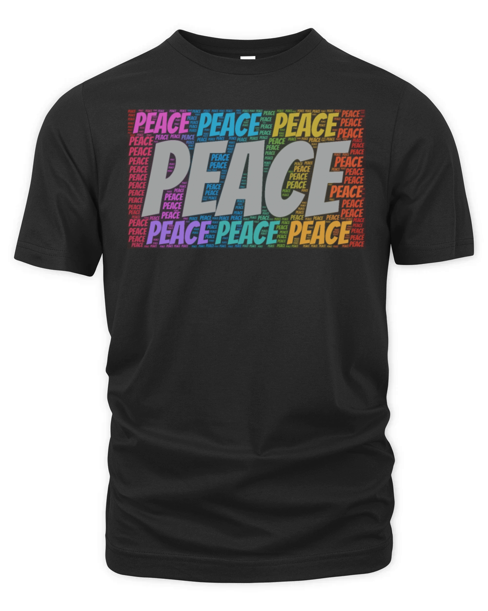 Peace Shirt Word Cloud Presents Organic Unisex T-shirt