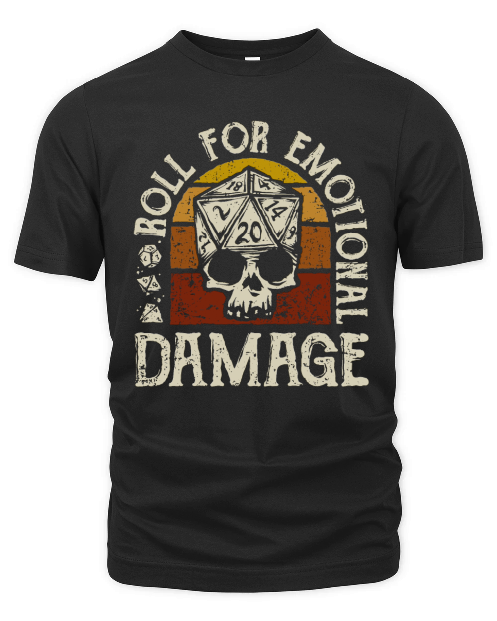 Roll For Emotional Damage Organic Unisex T-shirt