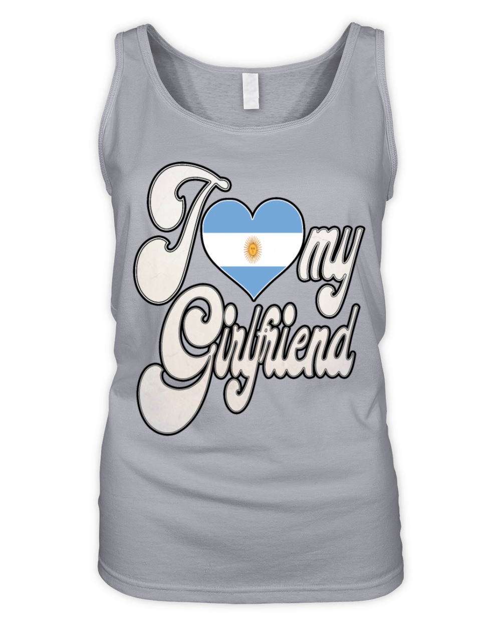 ArgentinaI Love My Argentinian Girlfriend Organic Women's Tank Top