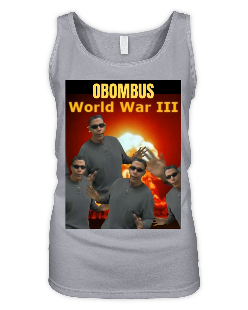 OBOMBUS MEME FUNNY Organic Women's Tank Top