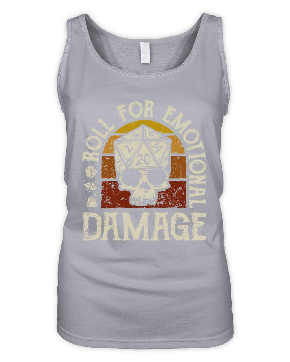 Roll For Emotional Damage Organic Women's Tank Top
